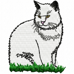 Cats Embroidery Design 2 Cats Embroidery Design 2